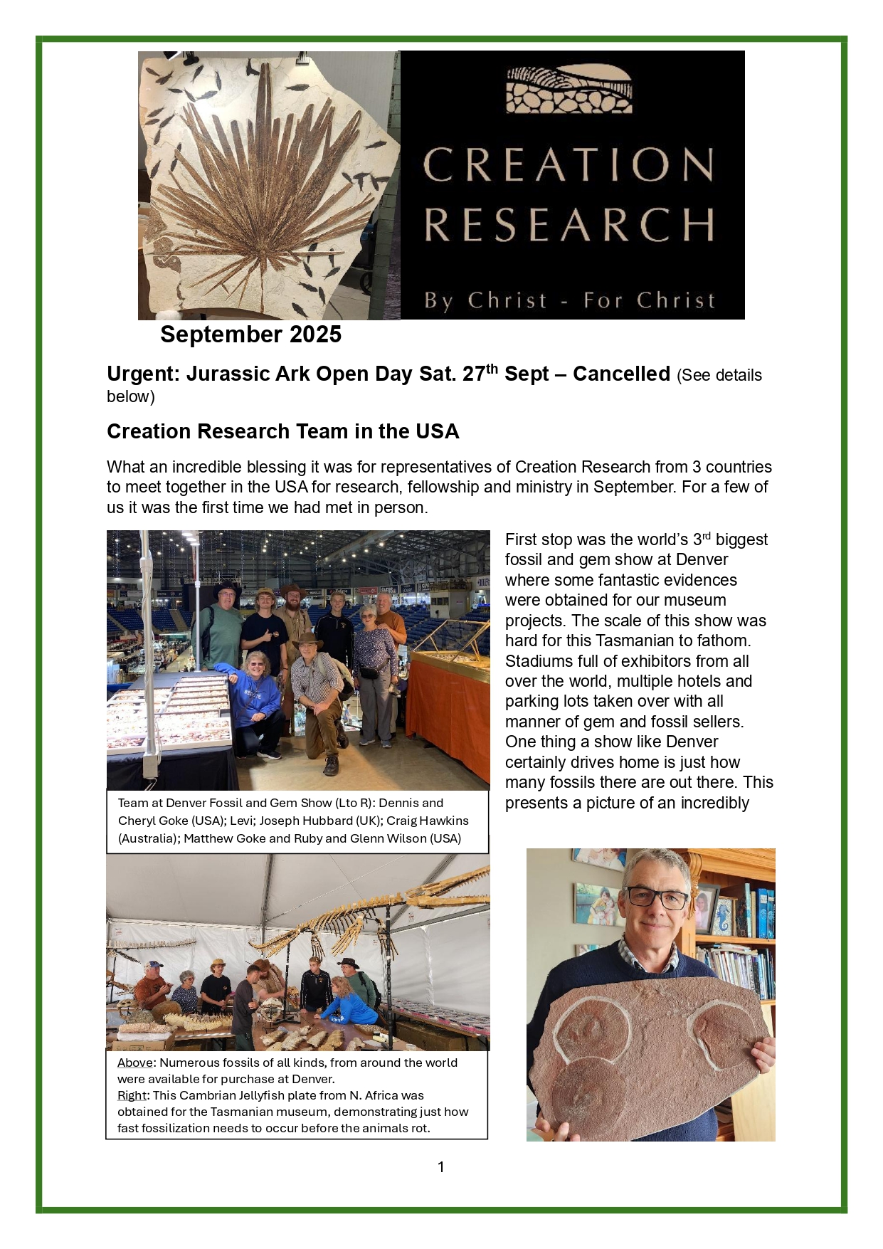 You are currently viewing Creation News – 26 September 2025