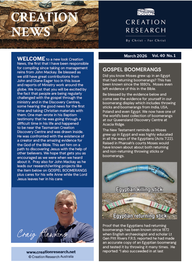 Creation News – March 2026 Vol 40